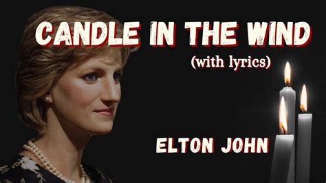 elton john candle in the wind diana lyrics